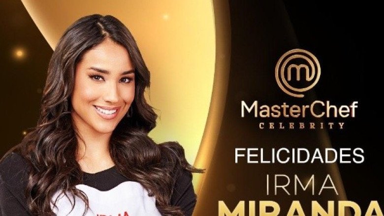 Irma Miranda se corona como la ganadora de MasterChef Celebrity