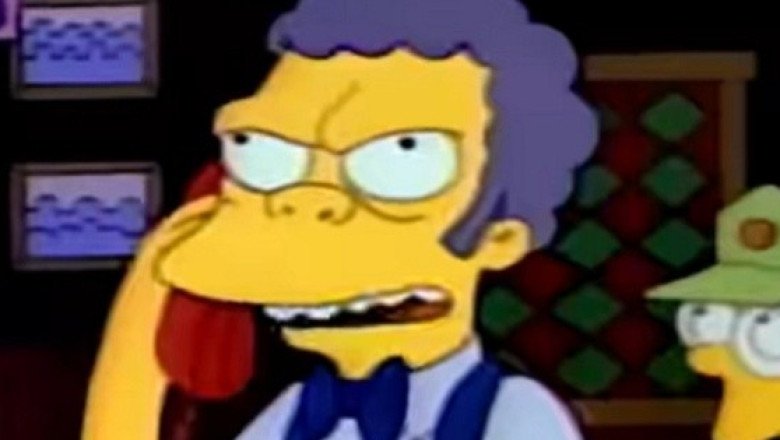 Inteligencia artificial sorprende al mostrar cómo se vería Moe de Los Simpson en la vida real