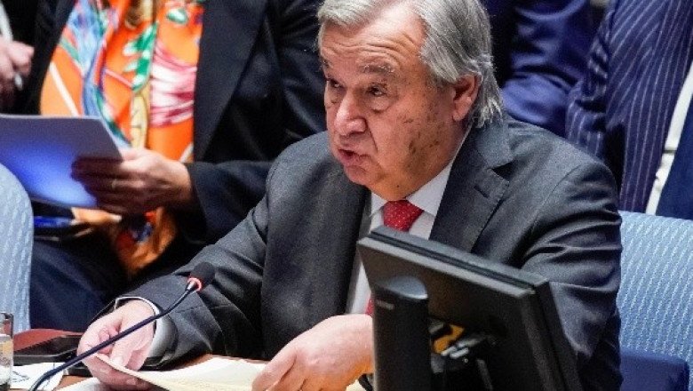 Embajador de Israel ante la ONU pide dimisión de António Guterres