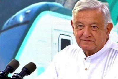 López Obrador inaugura tramo del Tren Maya: "es un día histórico"