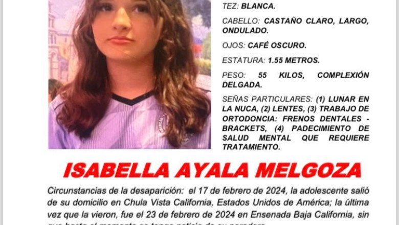 Fiscalía a activado la Alerta Amber por menor de 12 años
