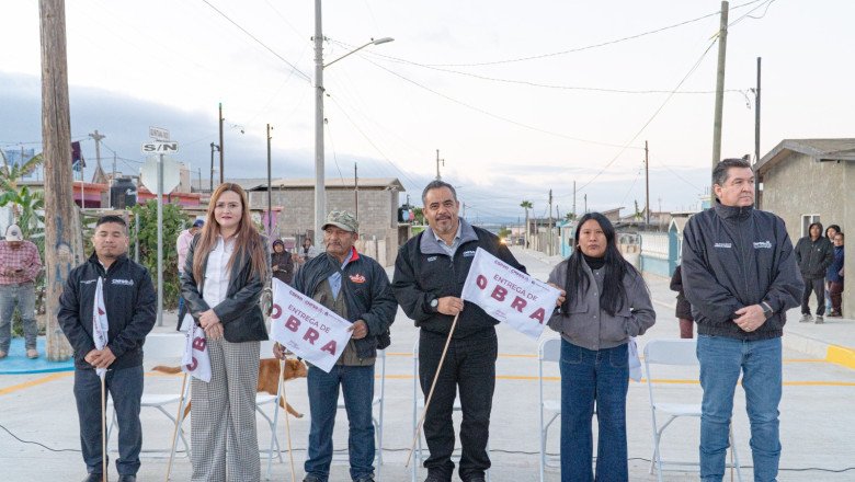 Inauguran obra de pavimentación en Lomas de San Ramón