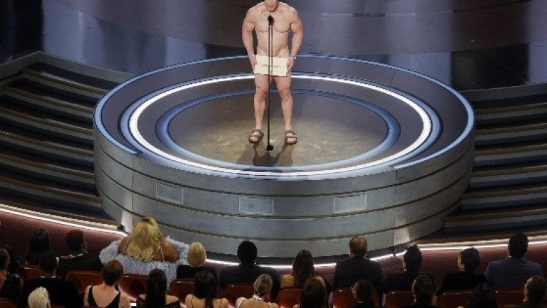 John Cena aparece desnudo en los Premios Oscar; esta fue la razón (VIDEO)