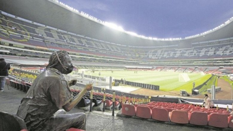Ya están remodelando al estadio Azteca
