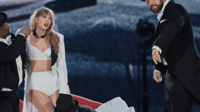 Taylor Swift enloquece a sus fans de Londres con el debut de Travis Kelce en el escenario (VIDEO)