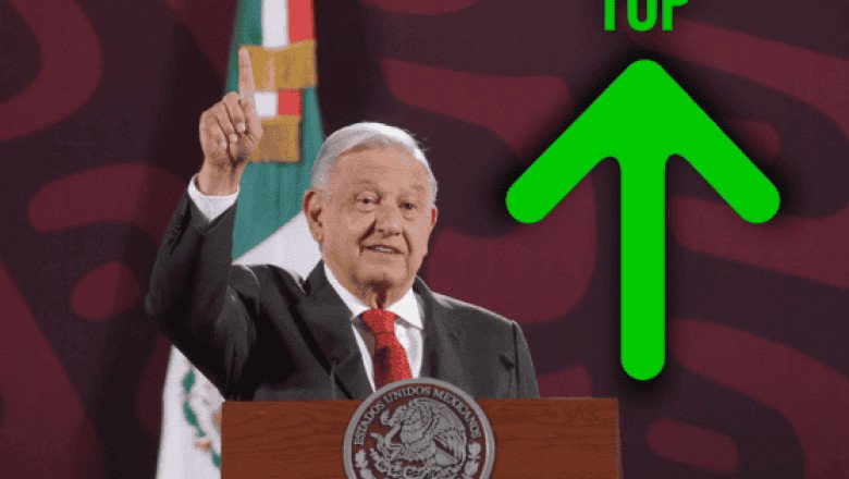 Antes de irse, López Obrador presume su aprobación entre los mexicanos