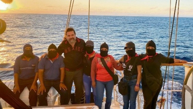 Diego Enrique Osorno sube a "La Montaña" del EZLN