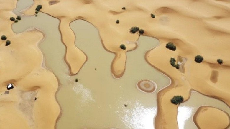 Desierto del Sahara se inunda tras lluvias atípicas (FOTOS)