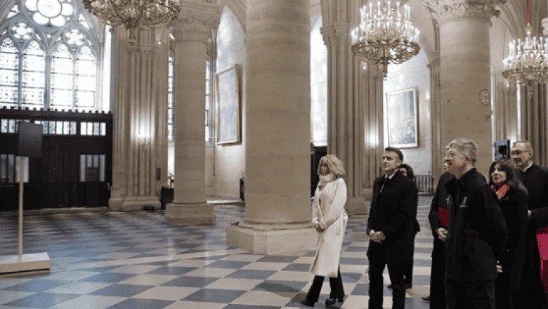 Revelan el interior renovado de Notre Dame tras el devastador incendio