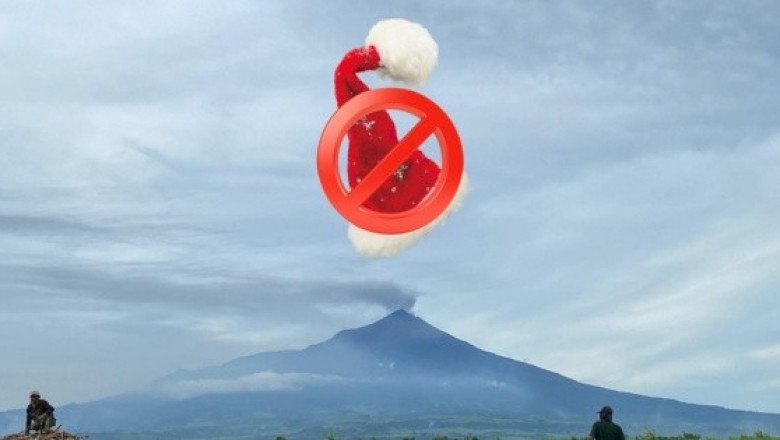 Una ciudad de Asia prohíbe las fiestas por Navidad por culpa de un volcán