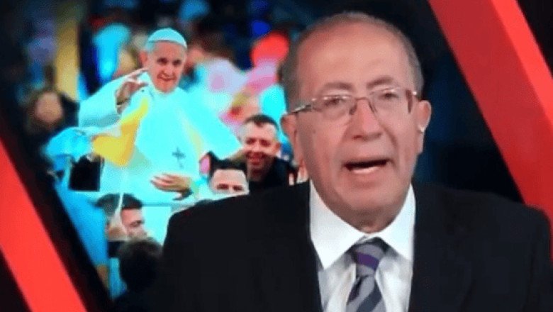 Periodista rompe en llanto al anunciar en vivo la muerte del Papa Francisco (VIDEO)