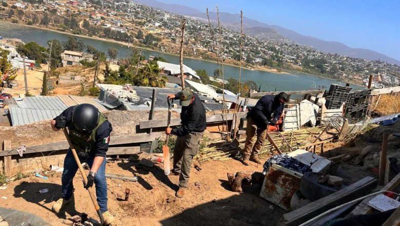 FGE asegura armamento, droga y detiene a un hombre durante cateo