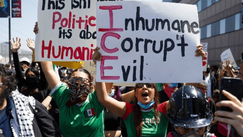 ¿Por qué iniciaron las protestas de migrantes en Los Ángeles?