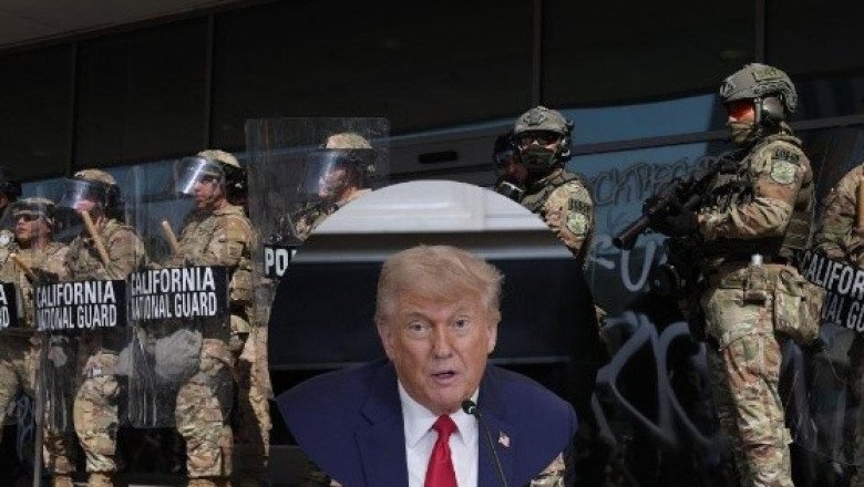 Trump asegura que está "apagando" el fuego de las protestas en California