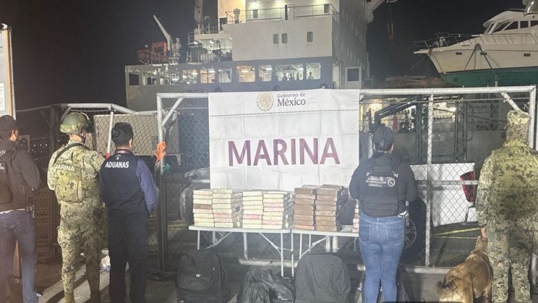 Decomisan 200 kg de cocaína en un contenedor en Ensenada