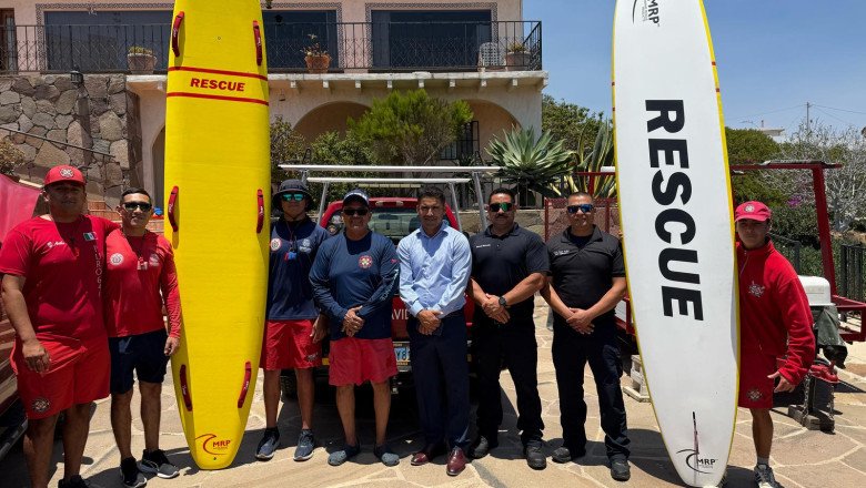 La Dirección de Bomberos de Ensenada participan en evento internacional en Newport Beach