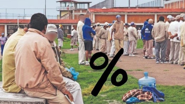 Sin sentencia, 36.3% de personas en prisión: Inegi