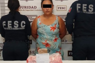 Detienen a mujer con más de 2 kilos de metanfetamina