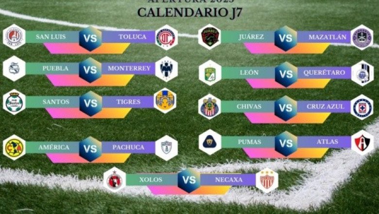 Calendario de partidos de la J7 de la Liga MX