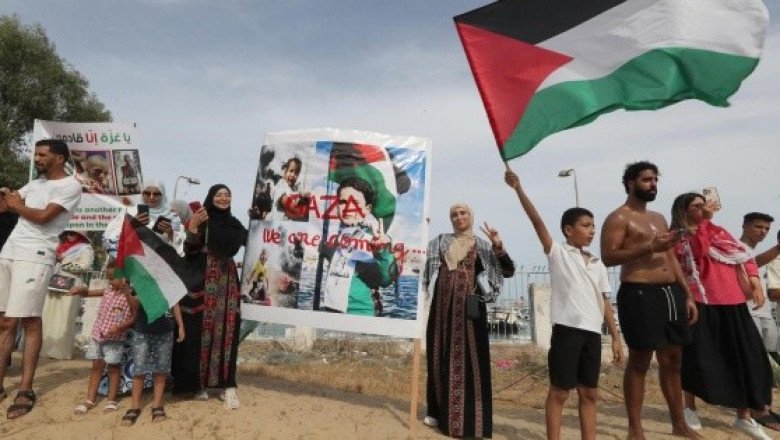 Flotilla Sumud rumbo a Gaza hace escala en Túnez; esperan unión de más barcos