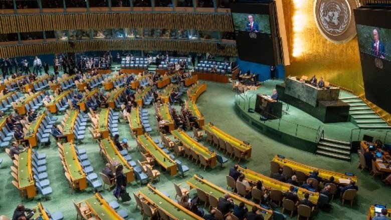 Netanyahu afirma en la ONU que Israel debe "acabar el trabajo" en Gaza