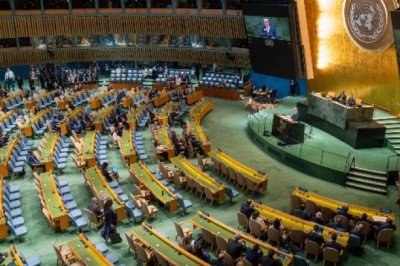 Netanyahu afirma en la ONU que Israel debe "acabar el trabajo" en Gaza