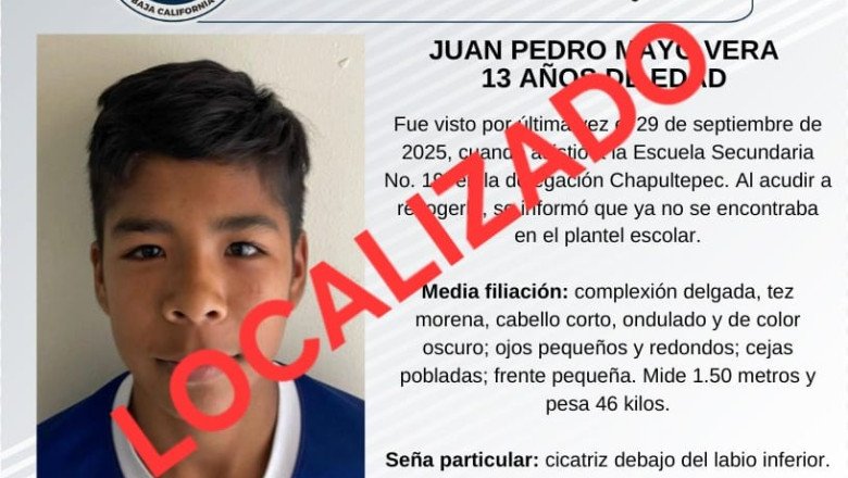 Elementos de la UNAVI localizan a menor con orden de búsqueda