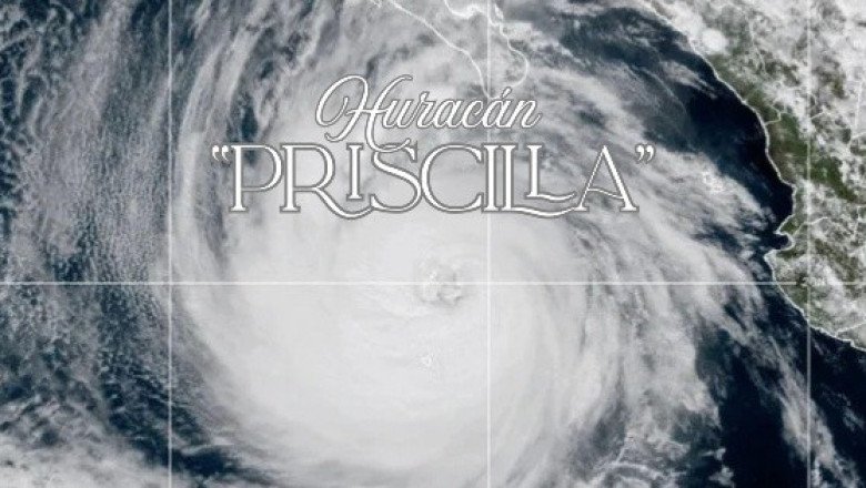 Aquí se ubica el huracán "Priscilla" este miércoles 8 de octubre