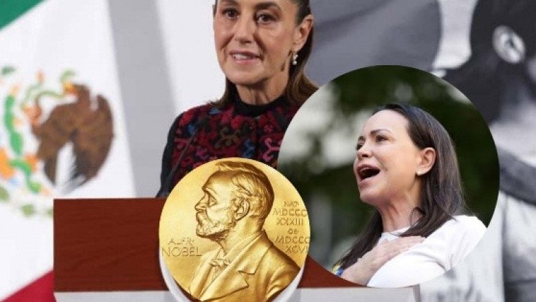 Sheinbaum reacciona al Nobel de la Paz para María Corina Machado