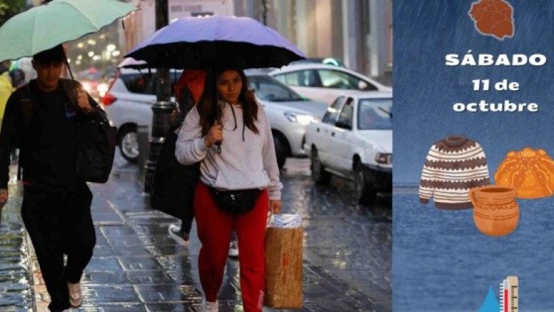 CDMX, con pronóstico de lluvias fuertes hoy sábado