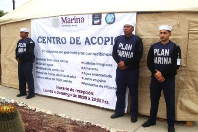 Marina activa centros de acopio