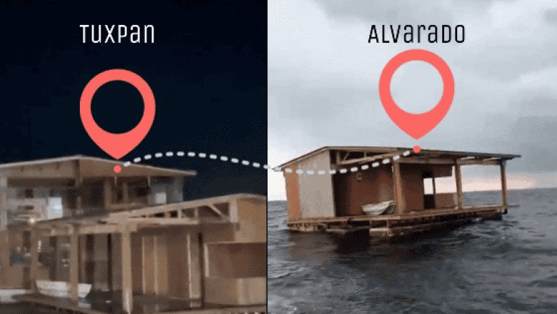 Restaurante "El Atracadero" reaparece en Veracruz tras viajar 300 km (VIDEO)