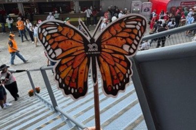El Gran Premio de México se llena de mariposas