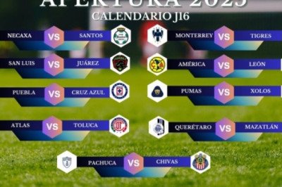 Calendario de partidos de la J16 del Apertura 2025