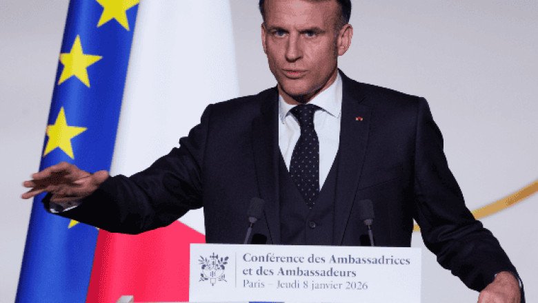 Macron alerta que las grandes potencias quieren "repartirse el mundo"