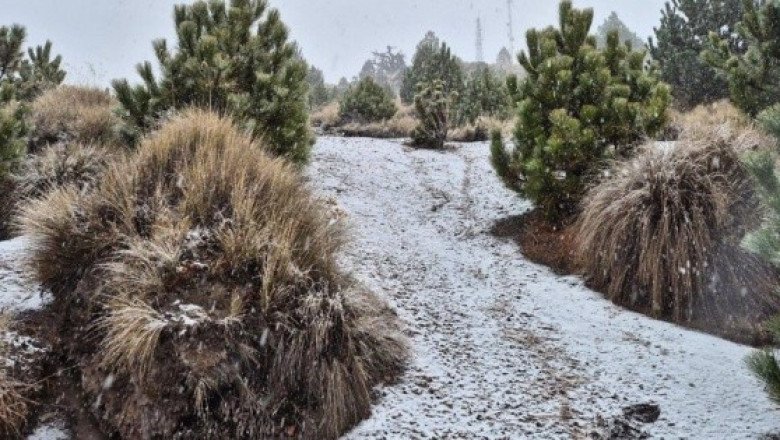¿Qué debe ocurrir para que haya nieve en el Nevado de Colima?