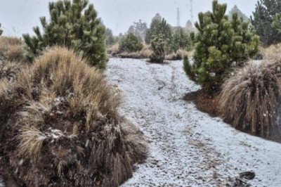 ¿Qué debe ocurrir para que haya nieve en el Nevado de Colima?