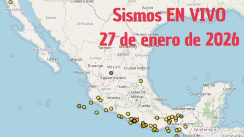 Sismos en México | EN VIVO | 27 de enero