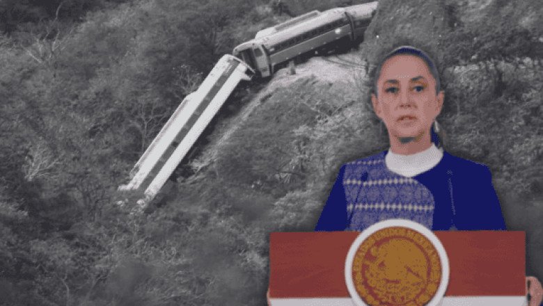 Sheinbaum ofrece apoyo integral a víctimas del Tren Interoceánico