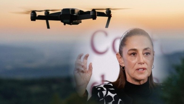 Sheinbaum responde tras presunto uso de drones por cárteles en la frontera con EU