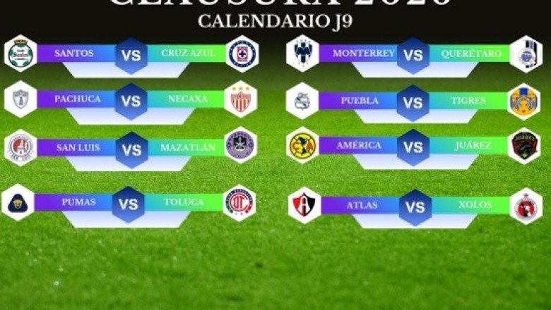 Dónde ver EN VIVO los partidos de la J9 del Clausura 2026