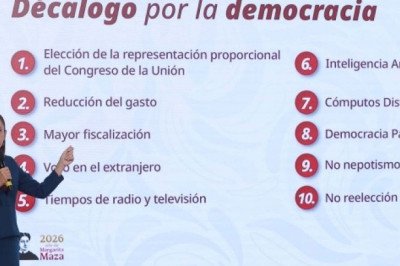 Sheinbaum presenta reforma electoral con 10 cambios constitucionales