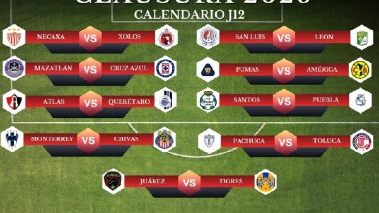 Dónde ver EN VIVO los partidos de la J12 del Clausura 2026