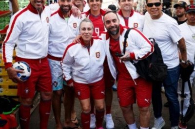 Leyendas de Portugal visitaron Tepito