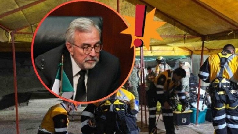 Rocha Moya destaca rescate de un minero y asegura que continúa la búsqueda