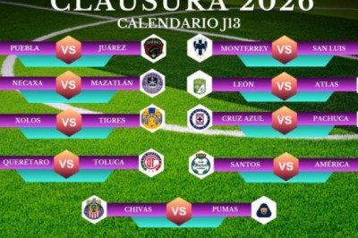 Dónde ver EN VIVO los partidos de la J13 del Clausura 2026