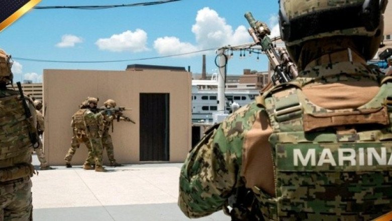 Marina decomisa arsenal y explosivos en Sinaloa