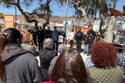 Fortalece la DSPM acciones de prevención y cultura de la legalidad en Punta Banda