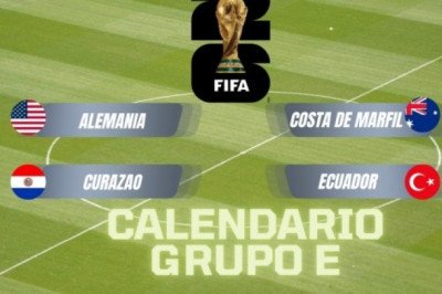 Calendario de partidos del Grupo E: cuándo, dónde, horarios y canales de transmisión