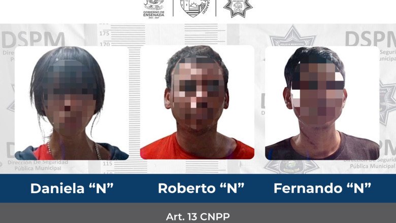 Caen tres por robo con violencia en Esteban Cantú